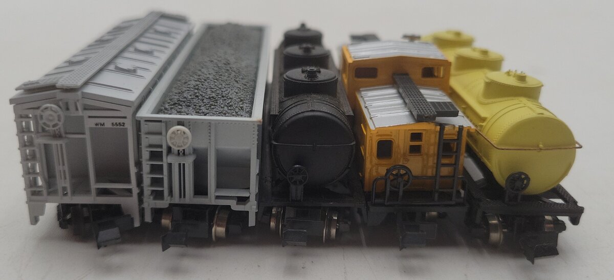 Atlas & Bachmann N Scale Assorted Freight Cars [5] VG/Box