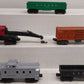 Lionel O Gauge Assorted Freight Cars #6017, #6142, #6560, #6142, #3656 VG/Box