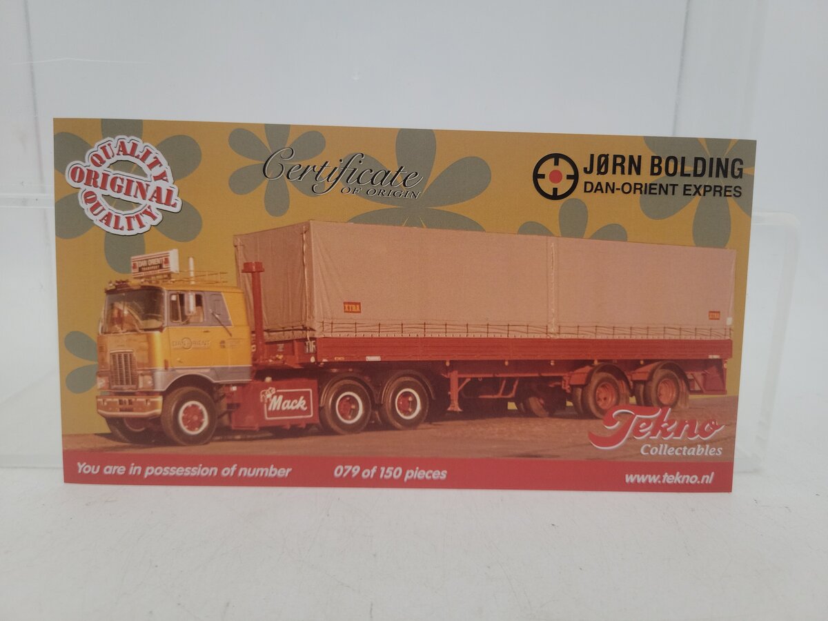 Tekno 71566 1:50 Scale Mack F700 (6 x 4) Solo Tractor Unit "Dan-Orient Express" EX/Box