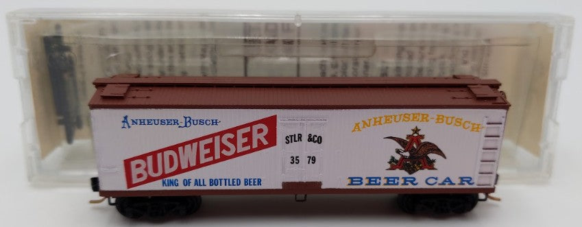 Micro-Trains 04700170 N Scale Budweiser 40' Double Sheathed Reefer #3579 LN/Box