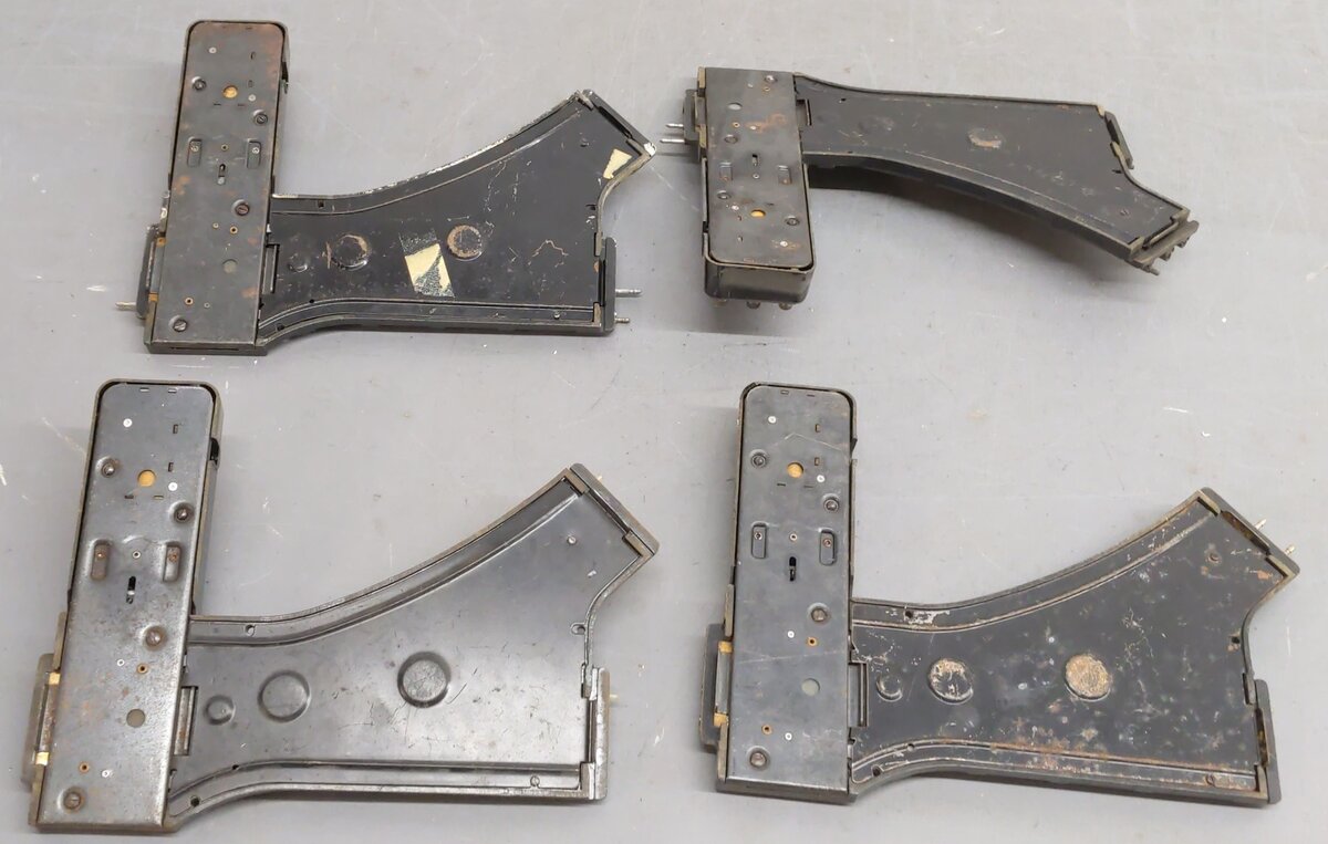 Lionel 022 Vintage O Gauge Left-Hand & Right-Hand Electric Remote Switches [4] VG