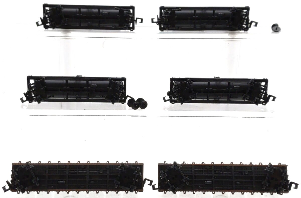 Model Power Assorted N Scale Freight Cars: 3417, 4042 [6] EX/Box