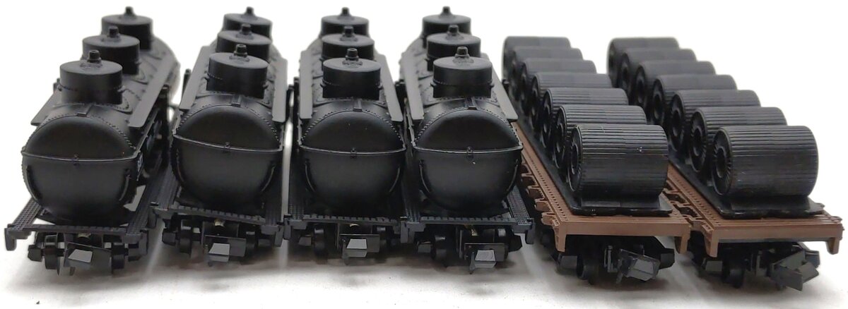 Model Power Assorted N Scale Freight Cars: 3417, 4042 [6] EX/Box