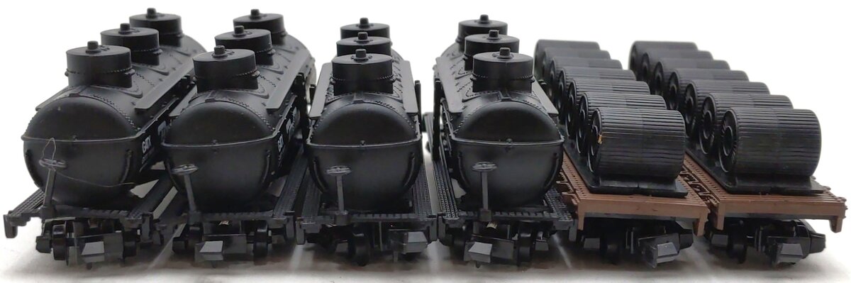 Model Power Assorted N Scale Freight Cars: 3417, 4042 [6] EX/Box