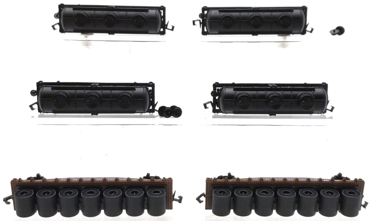 Model Power Assorted N Scale Freight Cars: 3417, 4042 [6] EX/Box
