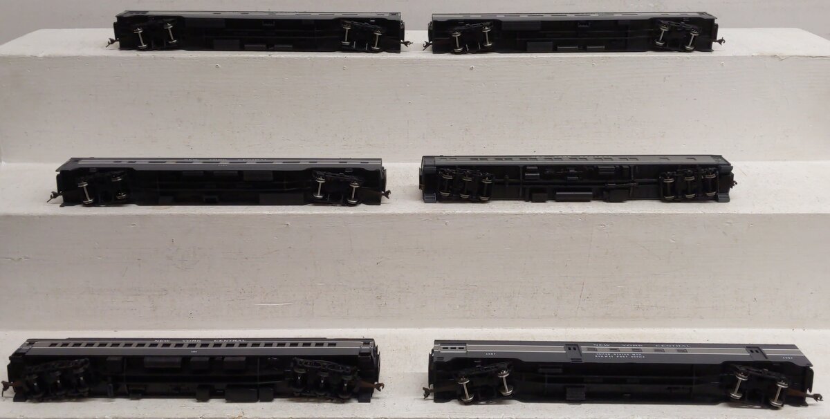 Walthers Ho Scale Assorted Passenger Cars; 1008,4907, 9500, 2603 x2 [6] EX