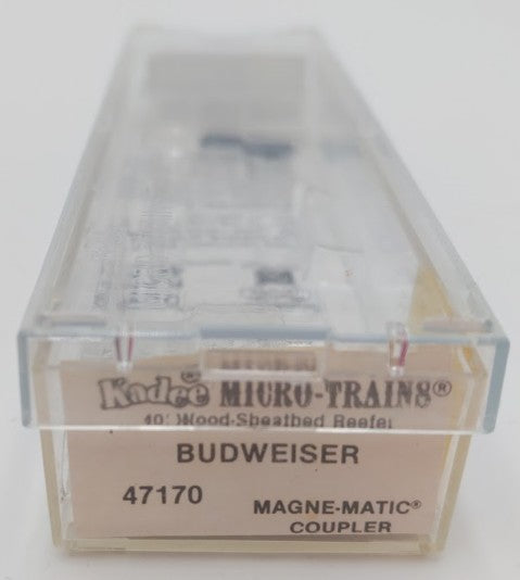 Micro-Trains 04700170 N Scale Budweiser 40' Double Sheathed Reefer #3576 LN/Box