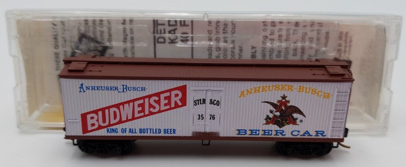 Micro-Trains 04700170 N Scale Budweiser 40' Double Sheathed Reefer #3576 LN/Box