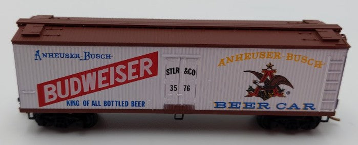 Micro-Trains 04700170 N Scale Budweiser 40' Double Sheathed Reefer #3576 LN/Box