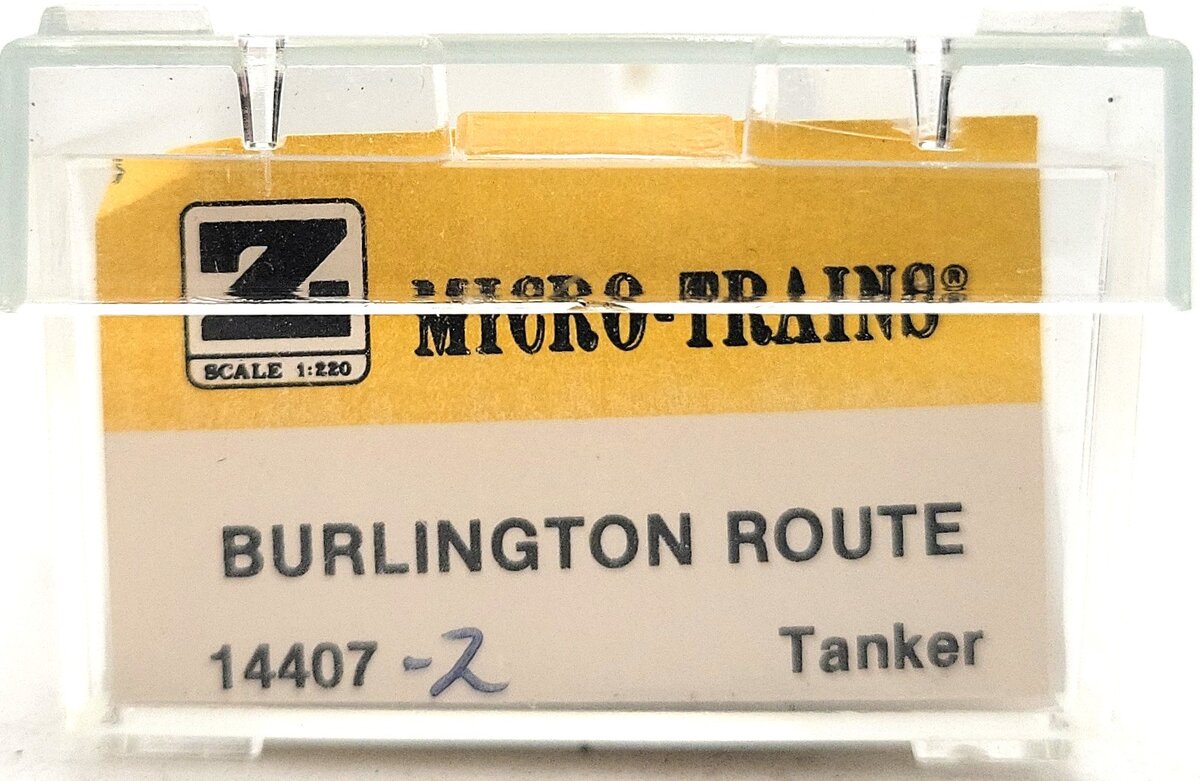 Micro-Trains 14407-2 Z Burlington Single Dome Tank Car #232176 EX/Box