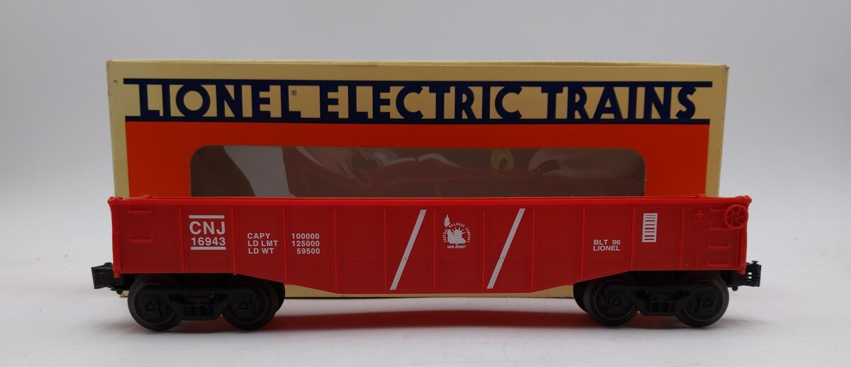 Lionel 6-16943 O Gauge Central New Jersey Railroad Gondola VG/Box