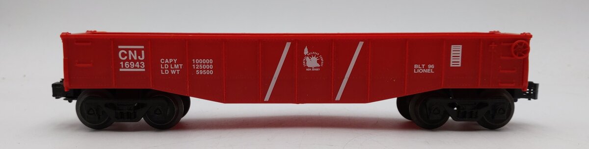 Lionel 6-16943 O Gauge Central New Jersey Railroad Gondola VG/Box