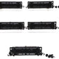 Model Power 3417 N Scale Tank Train 40' Triple Dome Tank Car #10450 (Set of 5) VG/Box