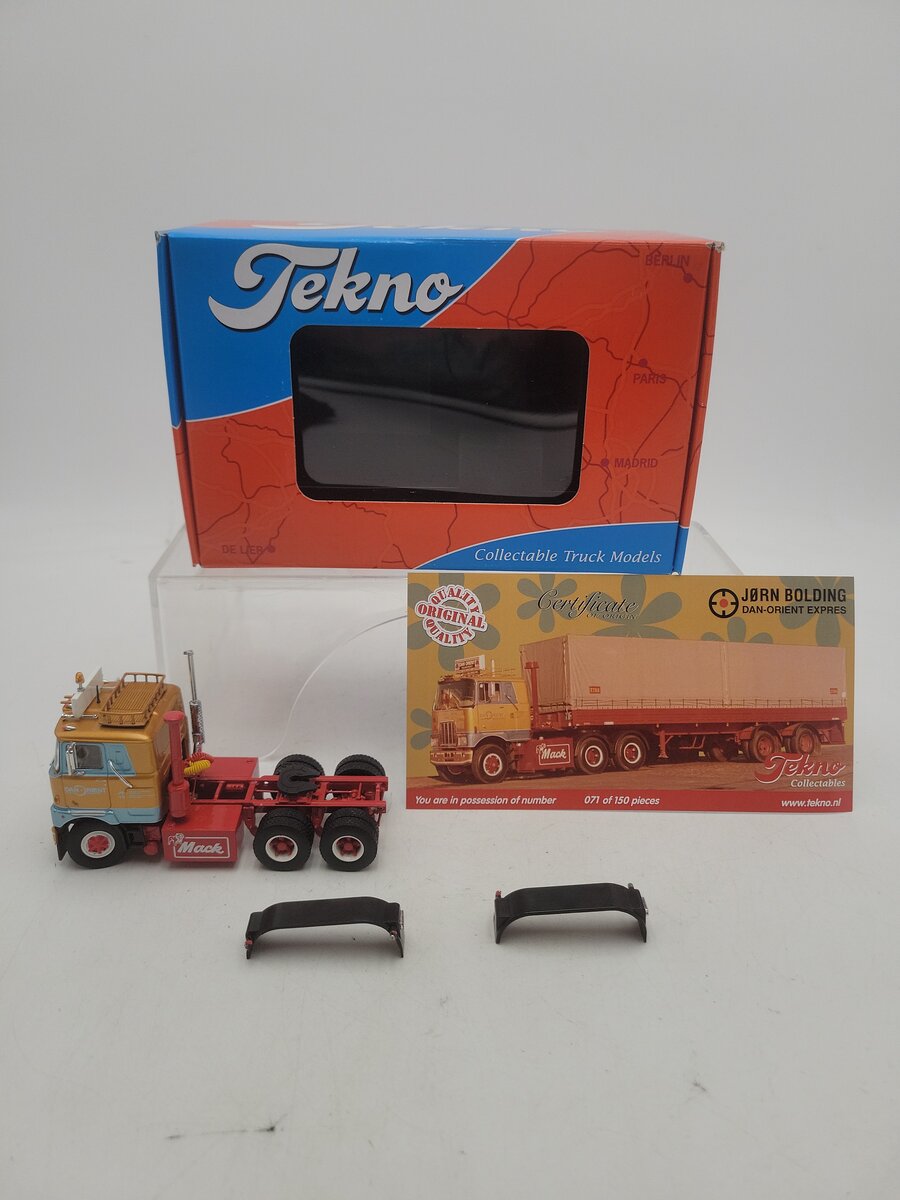 Tekno 71566 1:50 Scale Mack F700 (6 x 4) Solo Tractor Unit "Dan-Orient Express" EX/Box