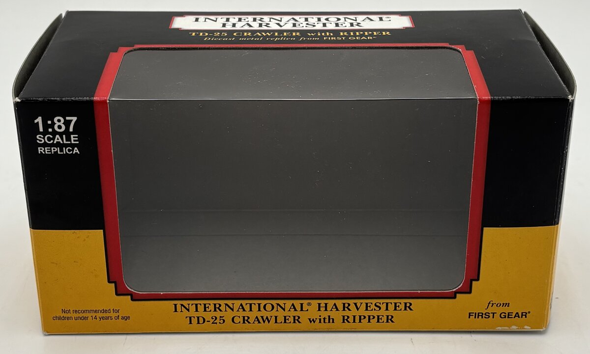 First Gear 80-0303 1:87 Scale TD-25 International Harvester Crawler W/Ripper LN/Box
