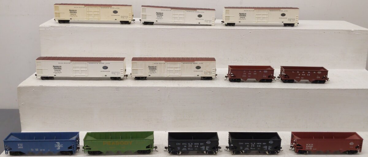 Pemco & Others HO Scale Assorted Freight Cars; 18505 x5 185000, 58012, [12] VG