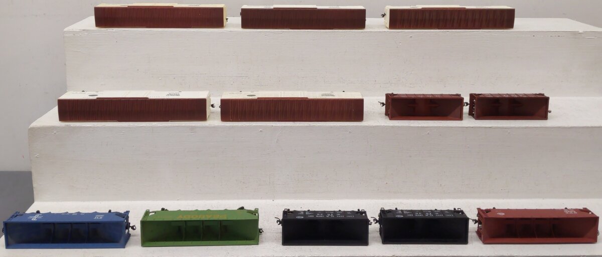Pemco & Others HO Scale Assorted Freight Cars; 18505 x5 185000, 58012, [12] VG