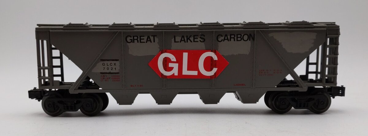 Lionel 6-19304 O Gauge Great Lakes Carbon Covered Hopper Car #19304 VG/Box