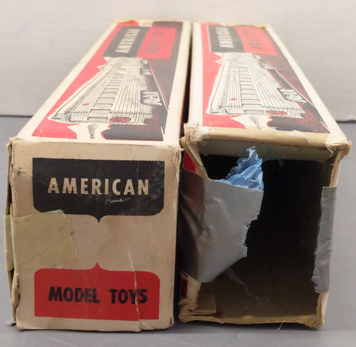 AMT Vintage O Aluminum Santa Fe 3160 Passenger & Diner Cars [2]