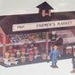 Bachmann O27 Scale Plasticville U.S.A Unpainted Farmer's Market Kit w/Paint Set LN/Box