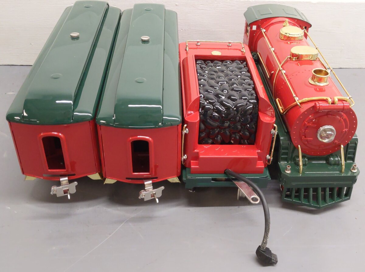 MTH 10-1211-1 Std. Gauge Tinplate No. 384 Steam Passenger Set w/PS2 EX