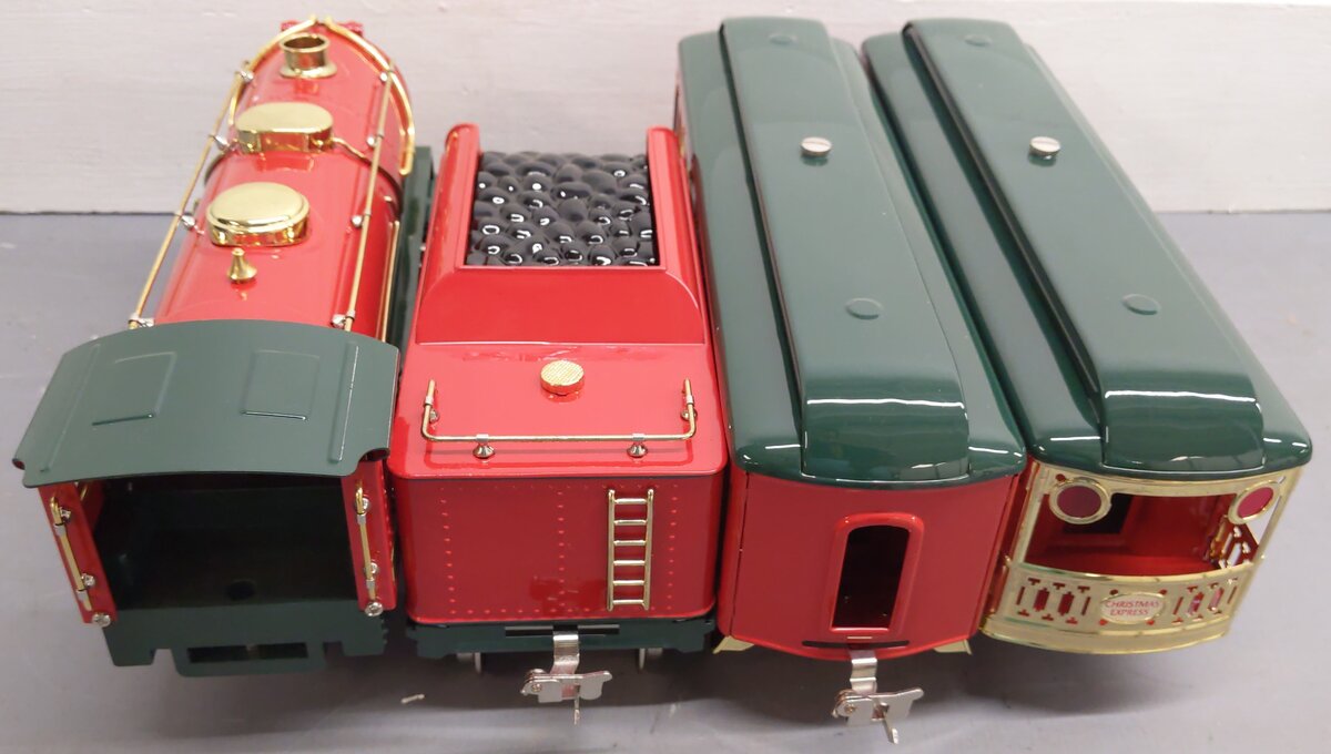 MTH 10-1211-1 Std. Gauge Tinplate No. 384 Steam Passenger Set w/PS2 EX