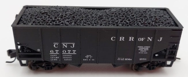 Atlas 41304 N Scale Central of New Jersey 55T Fishbelly Hopper Car #67077 LN/Box