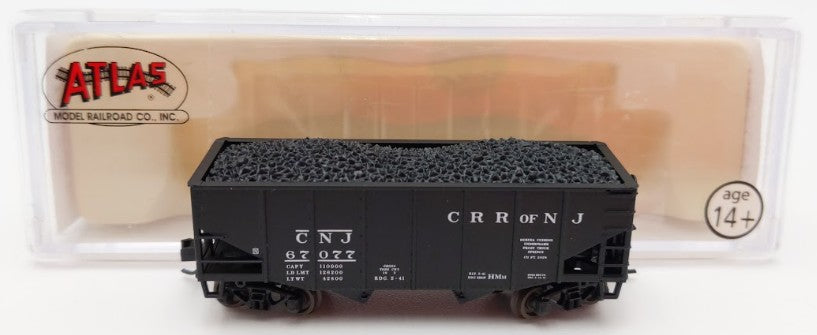 Atlas 41304 N Scale Central of New Jersey 55T Fishbelly Hopper Car #67077 LN/Box