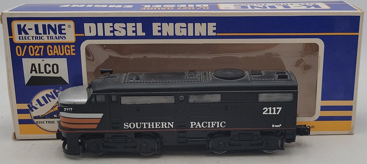 K-Line K2117D O Southern Pacific Alco Unpowered A-Unit Diesel Locomotive #2117 EX/Box