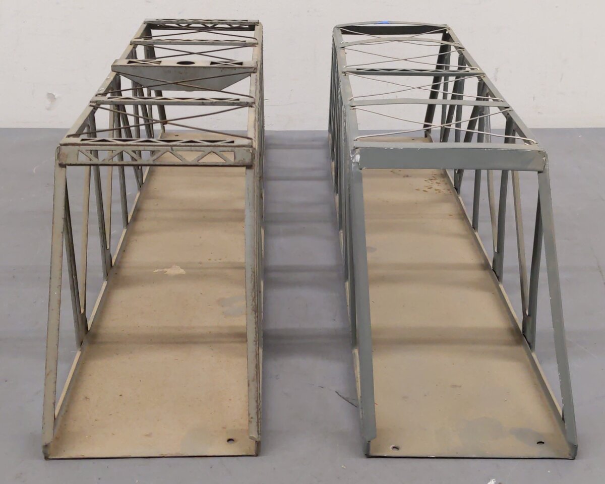 Lionel Vintage O Gauge Metal Trestle Bridges: 315 & 316 [2] VG