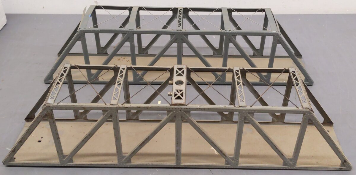 Lionel Vintage O Gauge Metal Trestle Bridges: 315 & 316 [2] VG