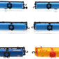 Model Power Assorted N Scale Tank Cars: 3458, 3755, 3751 [6] EX/Box
