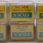 Model Power Assorted N Scale Tank Cars: 3458, 3755, 3751 [6] EX/Box
