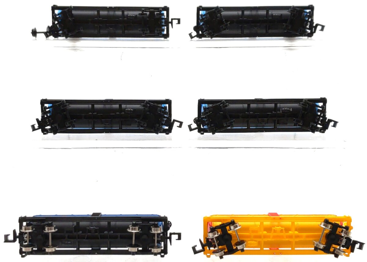 Model Power Assorted N Scale Tank Cars: 3458, 3755, 3751 [6] EX/Box