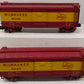 MTH O Gauge Milwaukee Road 40' Box Cars #39990,39989 [2] LN