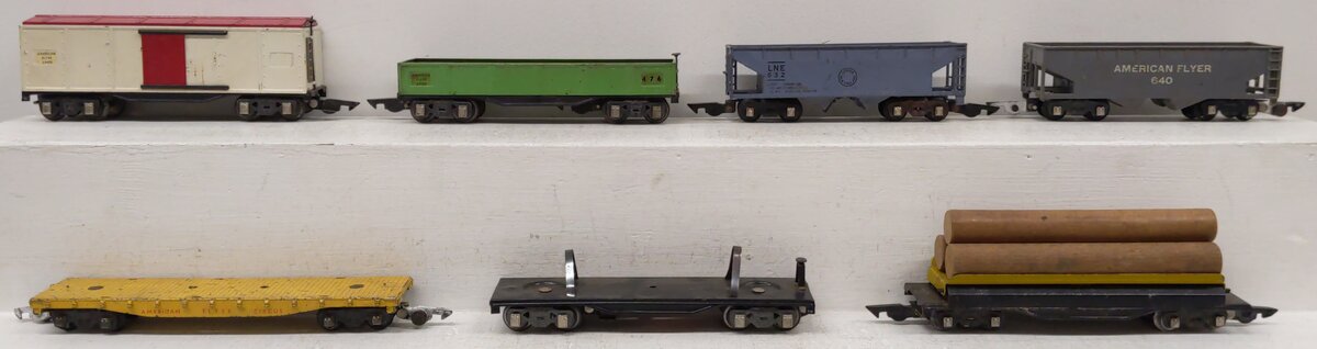American Flyer Vintage S Gauge Freight Cars: 478, 632, 640, 476, & Others [7]