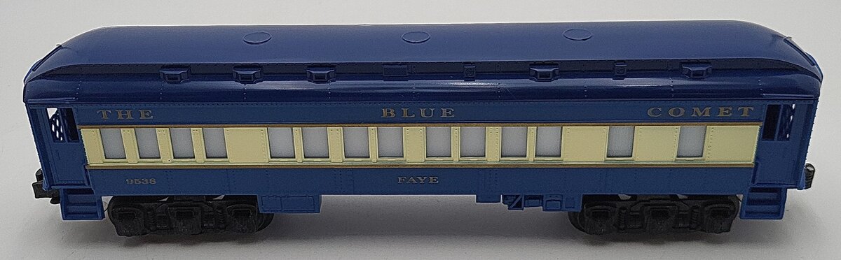 Lionel 6-9538 O Gauge Blue Comet "Faye" Pullman Passenger Car #9538 EX/Box