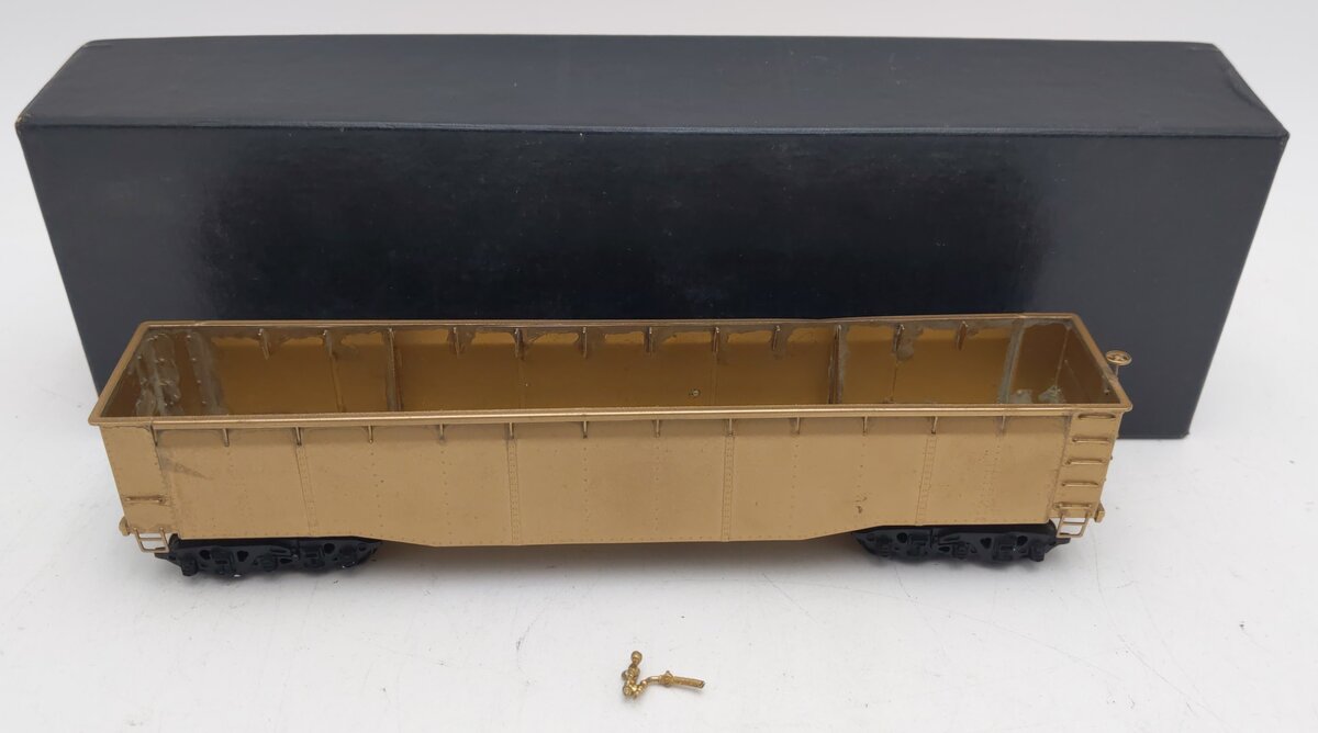 Nickel Plate Products HO Scale BRASS Gondola - Unpainted EX/Box