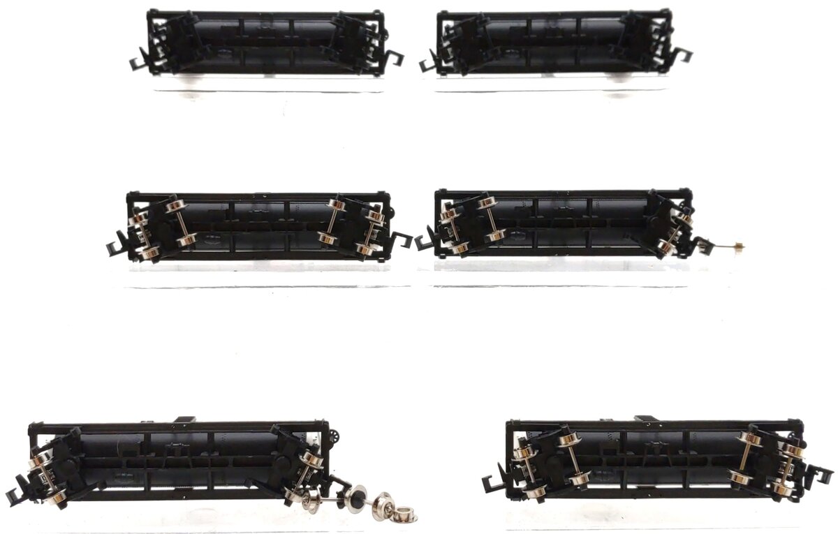 Model Power Assorted N Scale Tank Cars: 3756, 3411 [6] EX/Box