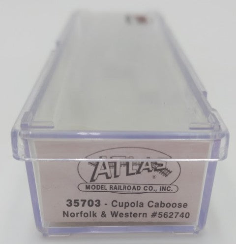 Atlas 35703 N Scale Norfolk & Western Cupola Caboose #562740 LN/Box