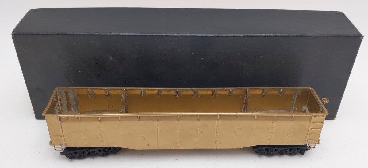 Nickel Plate Products HO Scale BRASS Gondola - Unpainted EX/Box