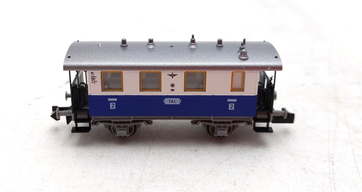 Fleischmann 8053 N Scale 2nd Class Edelweiss Local Coach LN