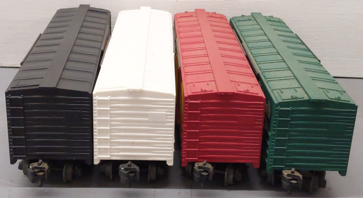 KMT O Gauge Assorted Boxcars 7038, 2190, 50974, 62545 [4] VG