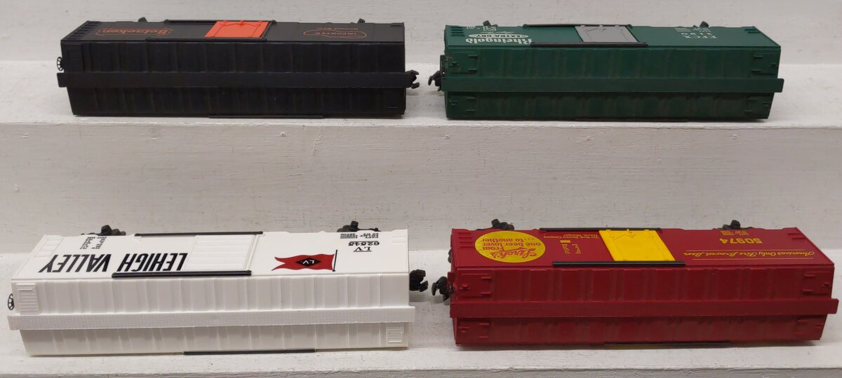 KMT O Gauge Assorted Boxcars 7038, 2190, 50974, 62545 [4] VG