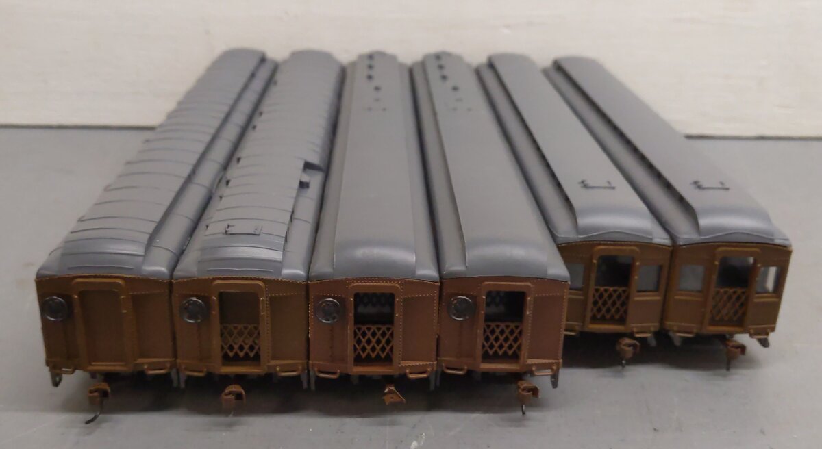 Rivarossi HO Scale New York Central Lines Passenger Cars [6] VG