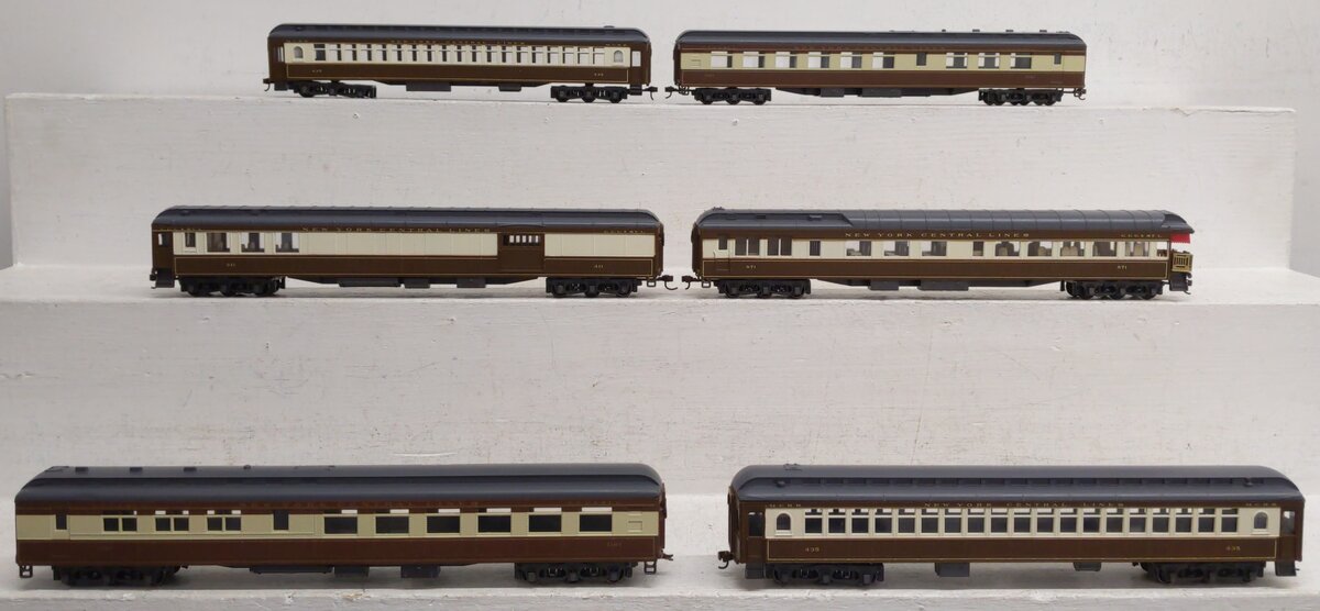 Rivarossi HO Scale New York Central Lines Passenger Cars [6] VG