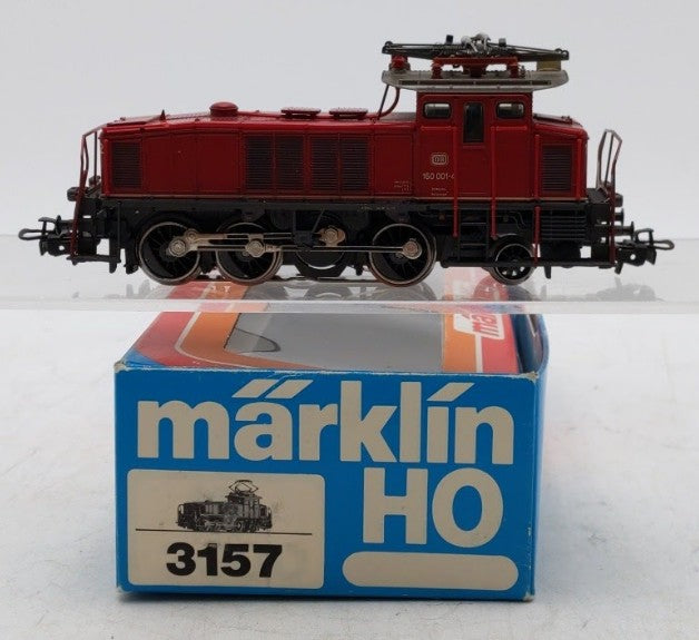 Marklin 3157 HO BR 160 001-4 DB Electric Locomotive EX/Box