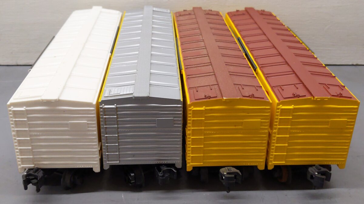 KMT O Gauge Assorted Boxcars 74586, 73684, 105, 4461 [4] VG