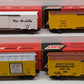 KMT O Gauge Assorted Boxcars 74586, 73684, 105, 4461 [4] VG