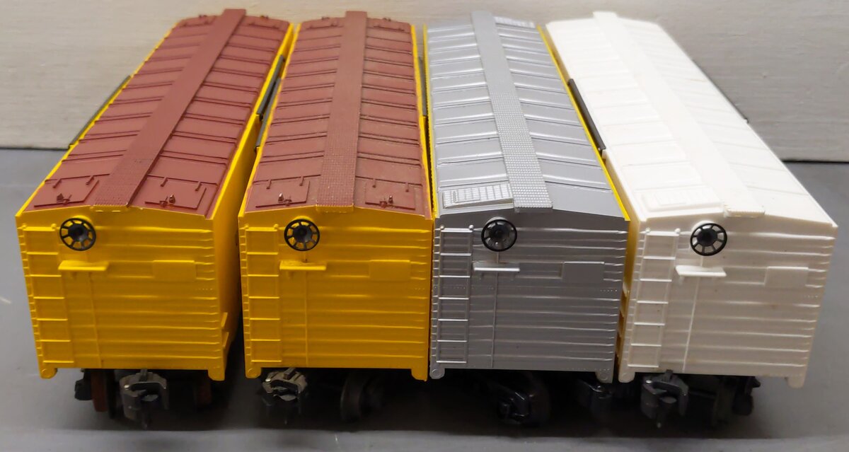 KMT O Gauge Assorted Boxcars 74586, 73684, 105, 4461 [4] VG